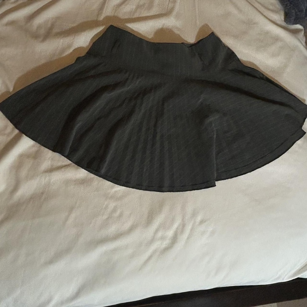 Love Elegant Black Flared Mini Skirt